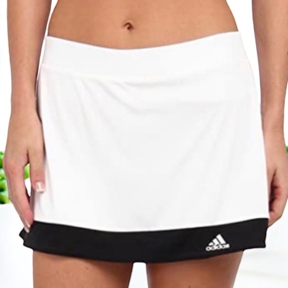 NWT Adidas White with Black Galaxy Skort - Picture 7 of 15